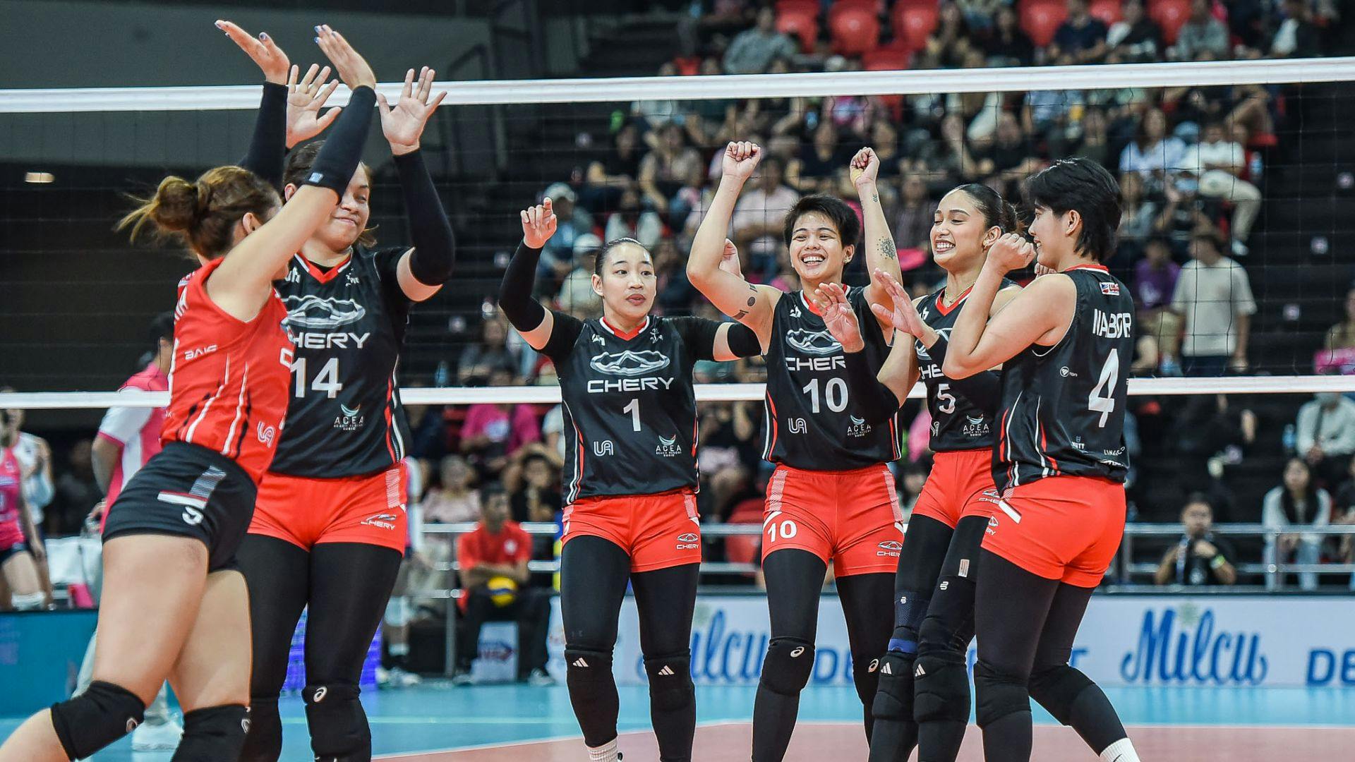 Chery Tiggo staves off Creamline in five-set thriller for solo second in PVL Invitational